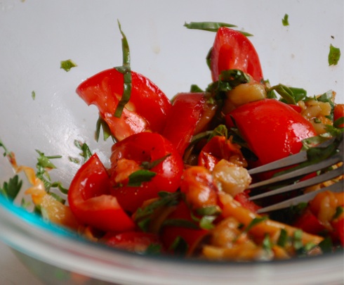 Herbed tomato salad Herbed tomato salad