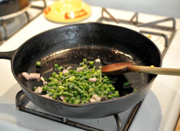 Emergency Protein_Garlic Scape and Shallot