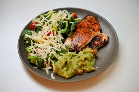 Swordfish Taco Salad