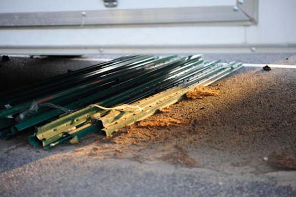 sun under the truck