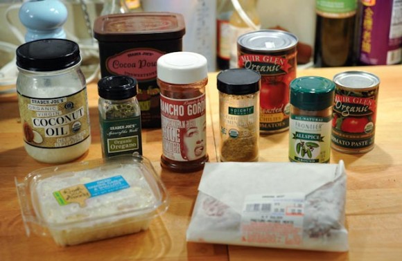 Cocoa Chili Ingredients