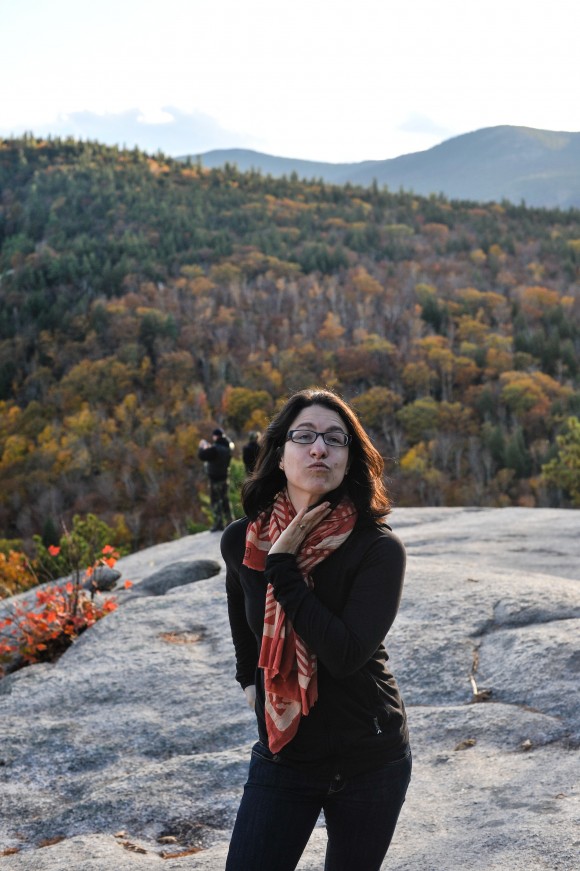 Being Silly on Cathedral Ledge