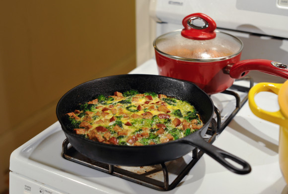 Broccoli Kielbasa Frittata