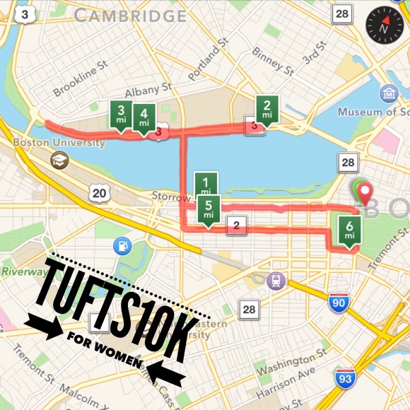 Tufts 10k Map