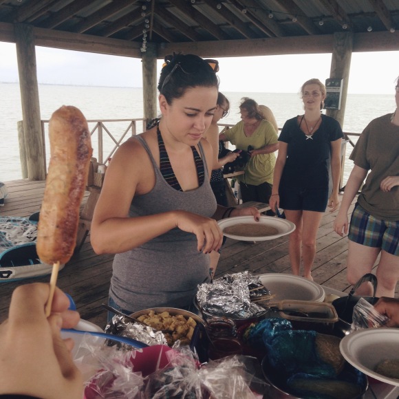 Brunch on Kemah Bay