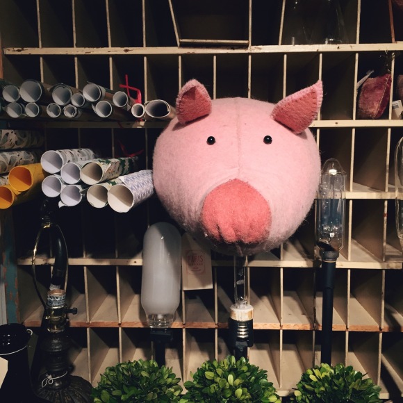 PIgs at Paris Market