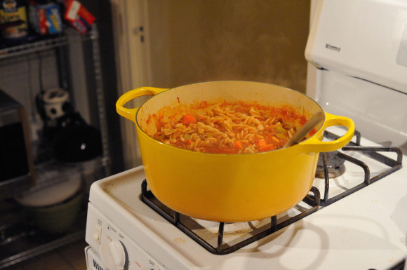 Pot of Pasta e Fagioli