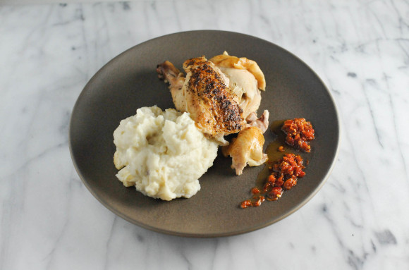 Rotisserie Chicken and Mashed Potatoes