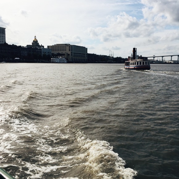 Taking the Ferry in Savannah