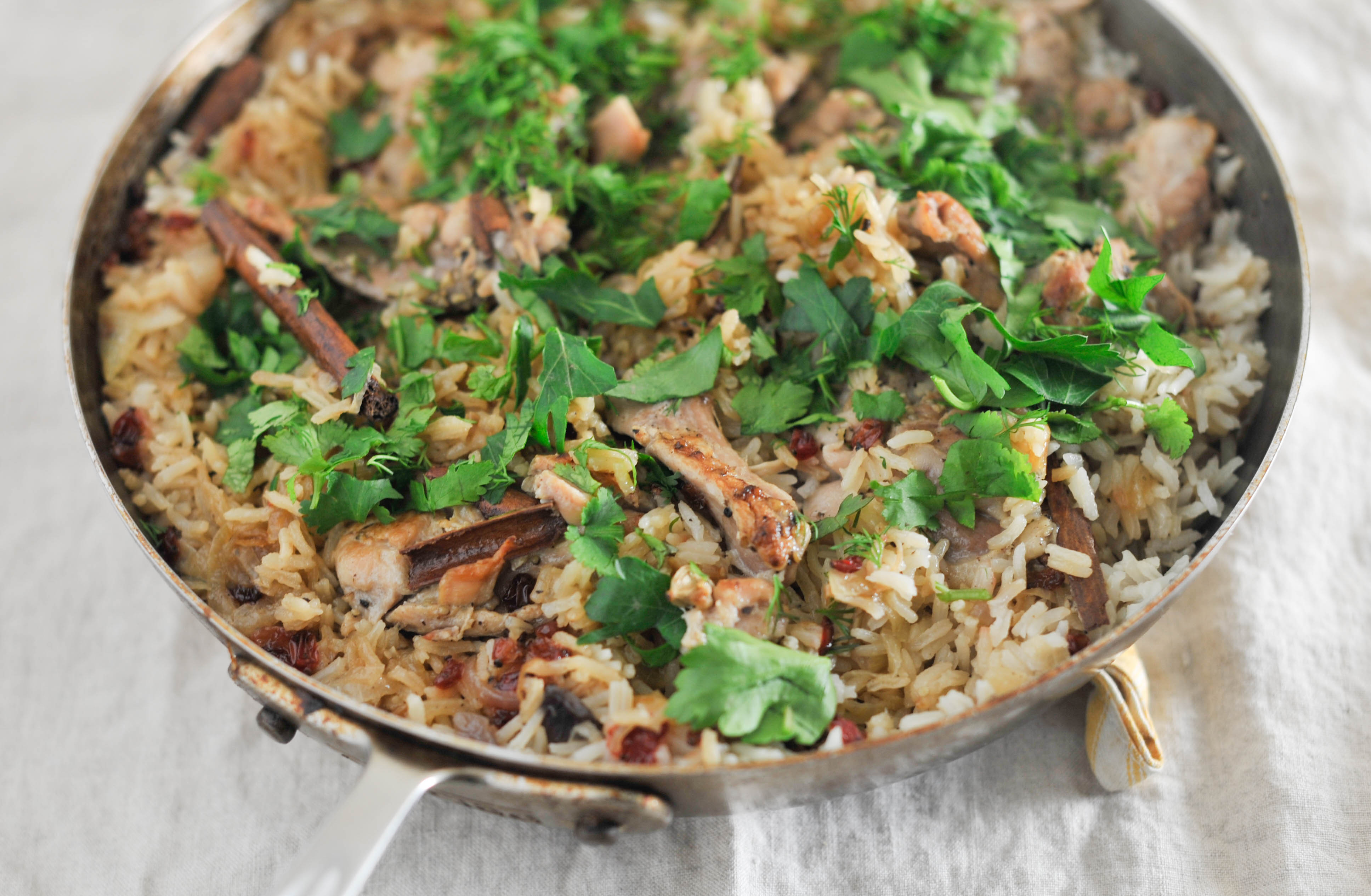 Ottolenghi Chicken with Cardamom Rice
