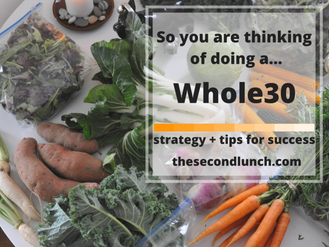 So you are thinking of doing... a Whole30