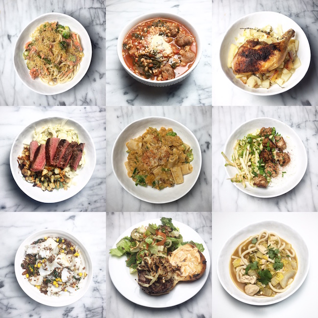 blue apron meals last week