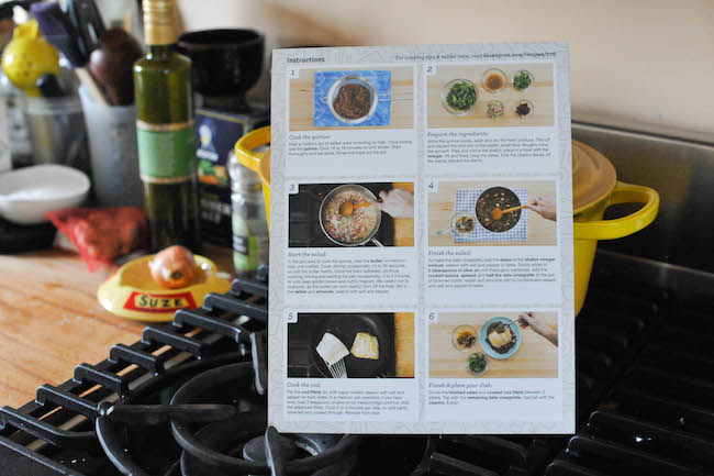 Blue Apron Recipe Instructions The Second Lunch