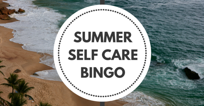 Summer Self Care Bingo