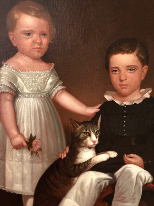 the second lunch jackson homestead children with cat