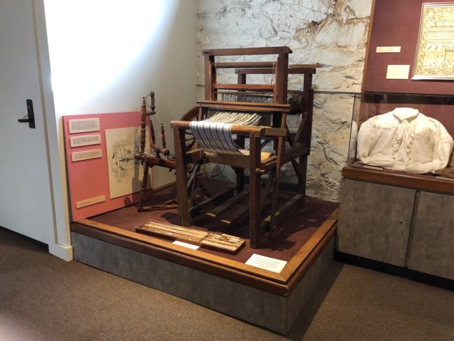 the second lunch jackson homestead loom exhibit