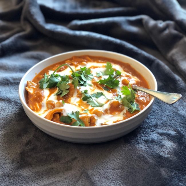 the second lunch trader joes channa masala and tomato soup