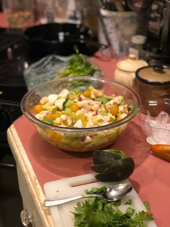 shrimp and scallop ceviche the second lunch